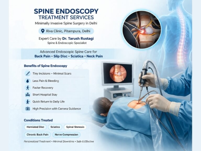 Spine Endoscopy Treatment in Delhi | Riva Clinic Spine Endoscopy Delhi