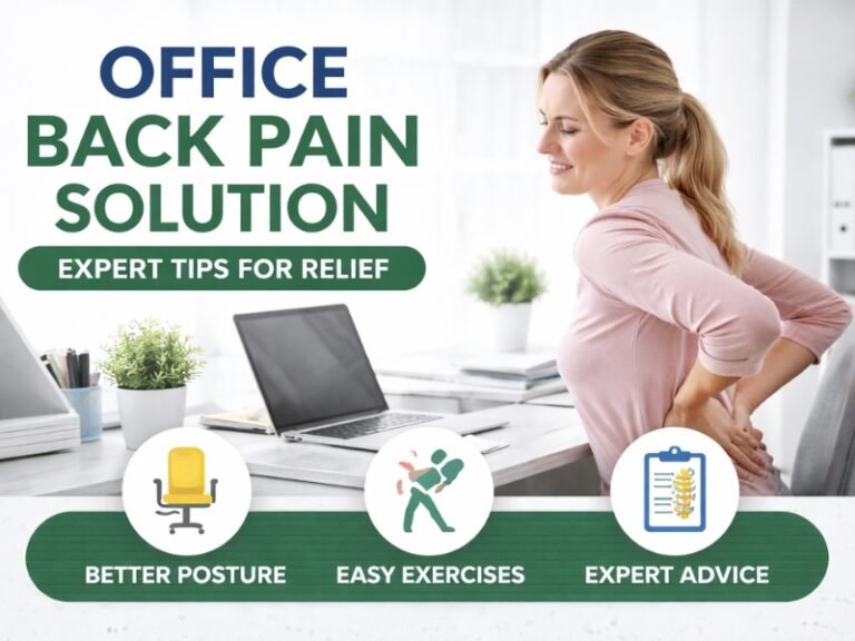 Office Back Pain Solution in Pitampura, Delhi – Expert Tips from Spine Specialist | Riva Clinic office back pain solution